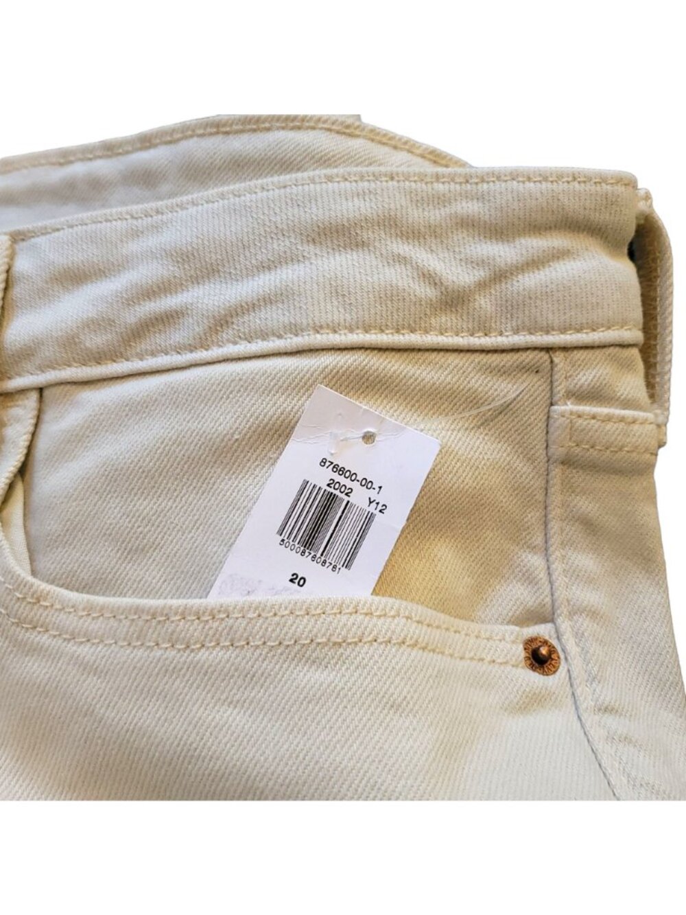 Old Navy Jeans Womans High Rise Flare Leg Bone Color Size 20 NWT JJ3093 - Picture 3 of 10